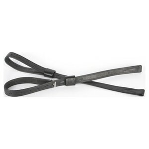 Stijgbeugelriemen close contact black kunststof/nylon.