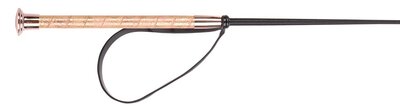 Rijzweep horse Amber 70cm rosegold/zwart.