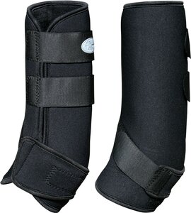 Norton Neopreen air beenbeschermer zwart memoryfoam met springschoen Cob/M.