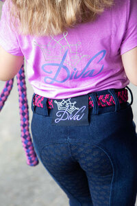 Rijlegging Diva Denim violet..