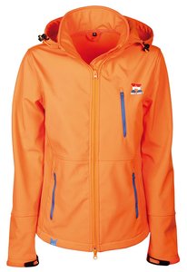 Waterproof Softshell jas Dutch Orange.