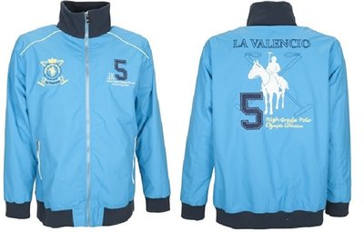 La Valencio bomberjack Frances light blue.