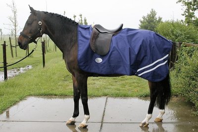 Horse uitrijdeken zwart. -