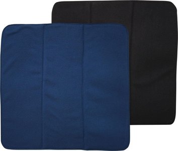 Onderbandages fleece zwart/navy 50x50.