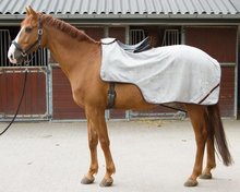 Uitrijdeken fleece palomino.