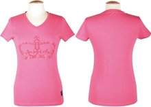 T-shirt RHA pink roze.