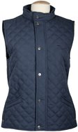 Bodywarmer doorgestikt navy.