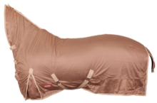 Vliegendeken met hals premiere Simply taupe 165cm.
