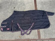 Premiere staldeken zwart 300gr. 195 cm. Premiere staldeken zwart 300gr. 195 cm.