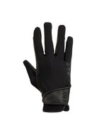 Anky Handschoen leather/lycra  black 8,5.