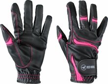Handschoen 2 -tone Serino  Red Horse black.