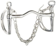 Thiedemann stang (kimblewick) met tongboog 13mm