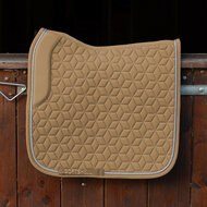 Zadeldek Softshell taupe.