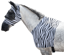 Borstbeschermer lycra zebra.