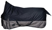 Thor Outdoordeken 200gr. highneck black/grey 155cm.