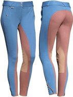 Rijbroek Lowrider indigo/bruin.