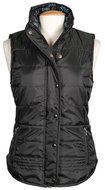 Equestrian bodywarmer zwart.