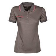 Poloshirt Chesterfield grey/pink.