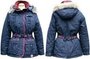 Parka winterjas navy._