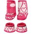 Springschoenen neopreen Diva pink hearts._