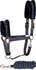 Halsterset Denici Cavalli FUR navy/rosegold Cob._