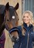 Halsterset Denici Cavalli FUR navy/rosegold Cob._