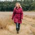 Lange Winterjas Bordo._