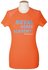 T-shirt RHA Malibu oranje._
